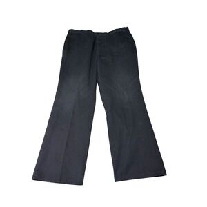 Vintage Big Mac Workwear Pants Mens 40x32 Black Talon Zipper Twill Chinos